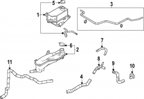 Vas de expansiune lichid de răcire Mazda CX-90 24-26 3.3, tip 2