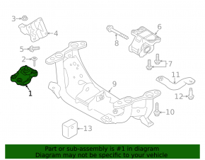 Suport motor stânga pentru Land Rover Range Rover 13-21 5.0