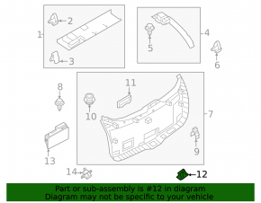 Ручка двери багажника внутренняя Mazda CX-50 23-26 черная