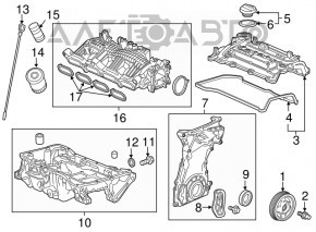 Поддон масляный Honda Accord 18-22 1.5T L15B7