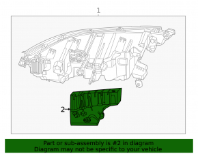 Suport far stânga Infiniti QX60 22-26