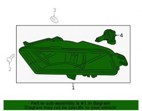 Противотуманная фара птф левая Honda CRV 15-16