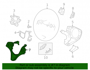 Кнопки управления на руле Acura TLX 15-20