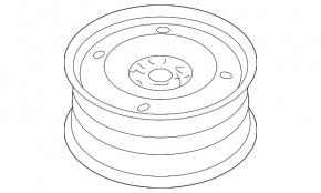 Запасное колесо докатка Hyundai Tucson 16-18 R16 155/90