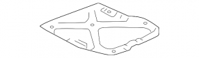 Изоляция капота Lexus RX300 RX330 RX350 RX400h 04-09