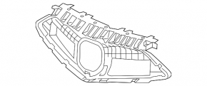 Baza grilei frontale Acura ILX 19-22