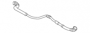 Conductă de răcire a turbocompresorului Mercedes W167 GLE 24-25, alimentare