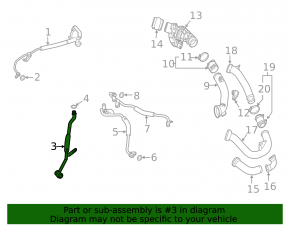 Conductă retur ulei turbo Mercedes W167 GLE 450 20-23 3.0h