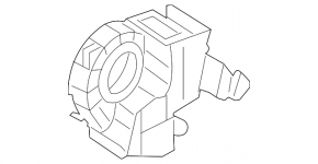 Corpul ventilatorului gol, partea dreaptă Mazda3 03-08