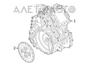 АКПП в сборе Ford Escape MK4 20-26 hybrid CVT AWD