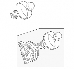 Генератор VW Jetta 11-14 USA TDI CV PSH