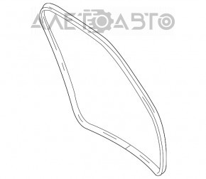 Уплотнитель резина двери багажника Mercedes W164 ML