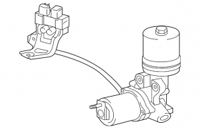 Тормозной усилитель brake booster Toyota Avalon 13-18 hybrid