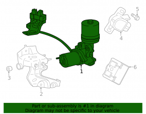 Тормозной усилитель brake booster Lexus ES300h 13-18 бьет ошибку 1345