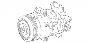 Compresor aer condiționat Toyota Corolla 14-19
