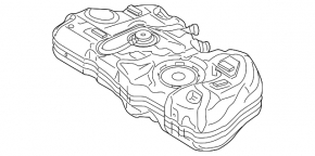 Топливный бак Ford Fiesta 11-19 1.6