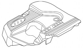 Накладка двигателя Ford Explorer 20-24 2.3T