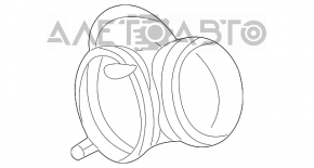 Воздуховод задний Mercedes W211 E550