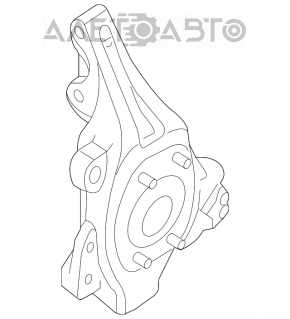 Цапфа передняя правая Infiniti JX35 QX60 13-