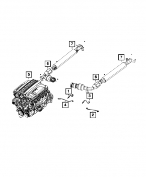 Лямбда-зонд первый Dodge Dart 13-16 2.0 2.4