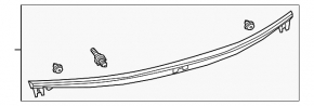 Молдинг крышки багажника Lexus ES250 ES300h ES350 19-26 F-SPORT