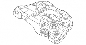 Топливный бак Ford Fusion mk5 13-20 FWD без пробок