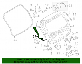 Датчик наклона двери багажника правый Mazda CX-50 23-26