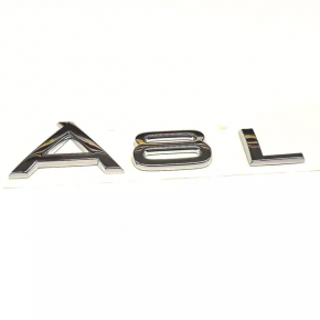 Эмблема надпись A8 L крышки багажника Audi A8 19-25