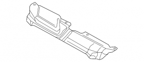 Накладка решетки радиатора grill Audi A5 13-16