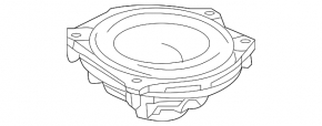 Динамик торпедный Mercedes GLS-class X166 13-19