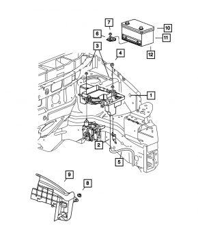 Baterie auto 12V DODGE GRAND CARAVAN 11-20 63Ah 700A Euro +-Direct EXIDE