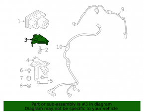 Кронштейн ABS АБС Mazda 3 19-26 на АБС