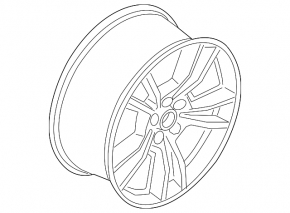 Диск колесный R18 Ford Mustang mk6 15-17 тип 1
