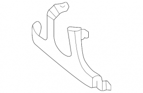 Bandă decorativă bară față dreapta pentru Lexus LX 03-07 sub far