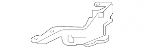 Balama capotă dreapta Lexus RX350L RX450hL 18-22