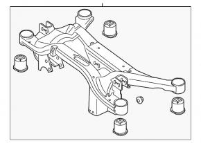 Cadru auxiliar spate Audi Q3 F3 19-25