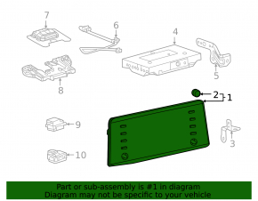 Головное устройство Toyota Sienna 21-26 XLE, JBL