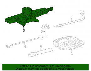 Домкрат Toyota Avalon 19-22