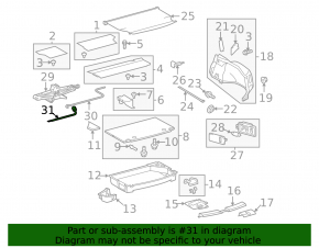 Ключ балонный гаечный Toyota Prius 30 14-15 черный