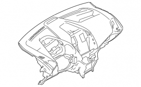Торпедо передняя панель без AIRBAG Ford Transit Connect MK2 13-18