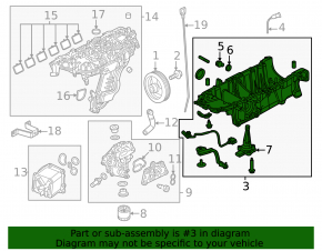 Полуподдон масляный Mazda CX-90 25-26 3.3