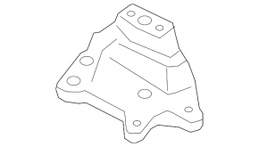 Кронштейн левой подушки двигателя Ford Edge 19-24 2.0Т