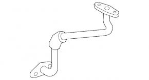 Conductă de retur răcire turbină Land Rover Discovery 17-20 3.0d