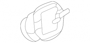 Корпус лючка бензобака Acura MDX 14-16