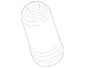 Крышка корпуса масляного фильтра Mercedes W167 GLE 450 20-23 3.0h