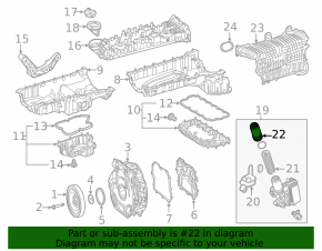 Крышка корпуса масляного фильтра Mercedes W167 GLE 450 20-23 3.0h