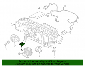 Актуатор моторчик привод печки кондиционер Ford Mustang mk6 15-23