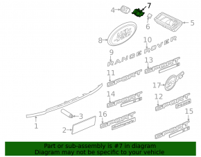 Suport cameră video spate Land Rover Range Rover 2021