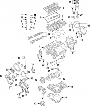 Поршень Audi Q7 16-19 3.0T 1-3 цилиндр
