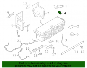 Releu de control al ventilatorului BMW 3 G20 19-25